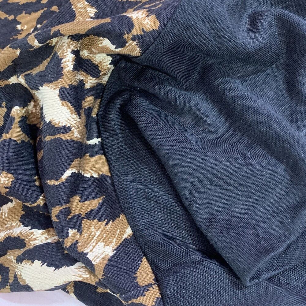Diane Von Furstenberg DVF DRESS 100% Silk Leopard Animal Print Bodycon 8 Medium - Picture 16 of 16